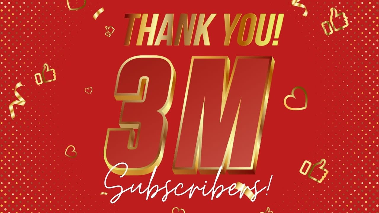 3 Milions Subscribers - Thank You & Face Reveal!