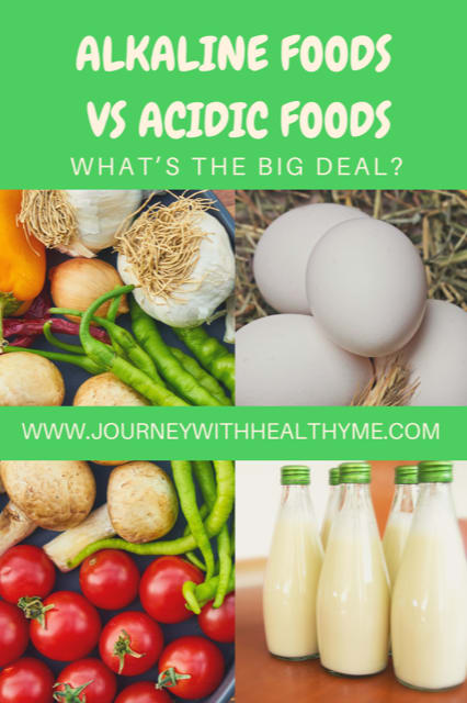 Alkaline Foods Vs Acidic Foods - Journey With Healthy Me