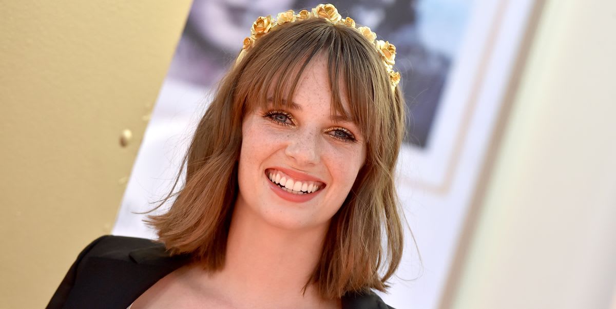 Maya Hawke of 'Stranger Things' Suited Up with a Chic Flower Crown