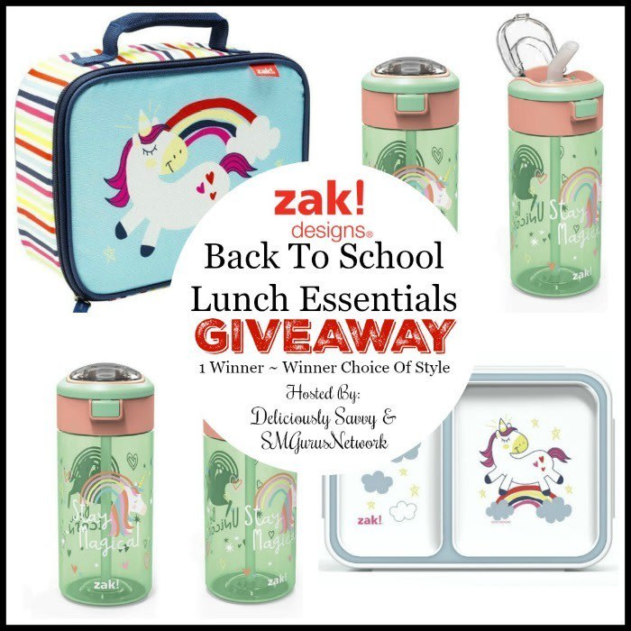 @zakdesigns Back To School Lunch Essentials Giveaway (Ends 8/31) @deliciouslysavv