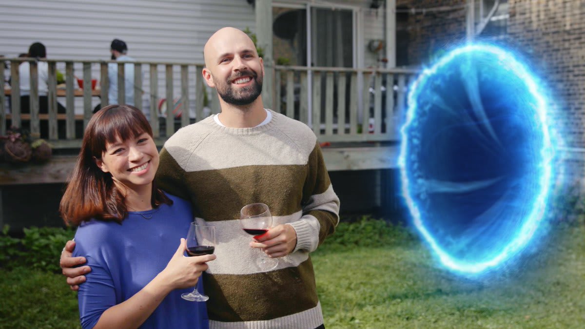 Sustainability FTW! This Couple Cooks All The Chunks Of Meat That Come Flying Out Of The Portal That Opened Up In Its Backyard