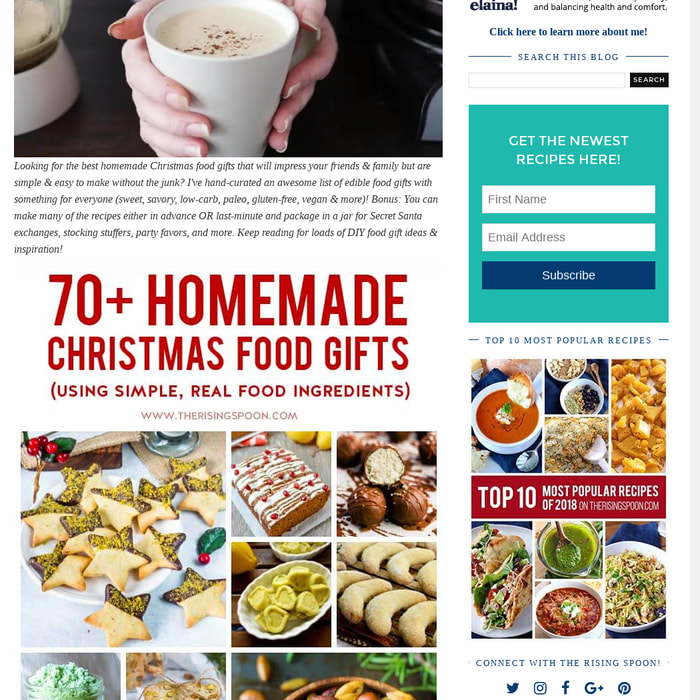 70+ Homemade Christmas Food Gifts (Using Simple, Real Food Ingredients)