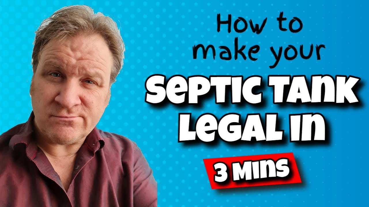 how to make you septic tank legal in 3 minutes