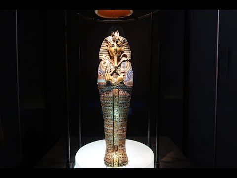 Tutankhamun exhibition at Saatchi Gallery, London