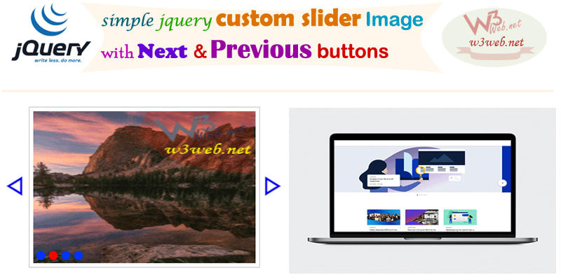 How to Create a Simple Custom Auto Slider with Next and Previous Buttons in JavaScript, JQuery and CSS