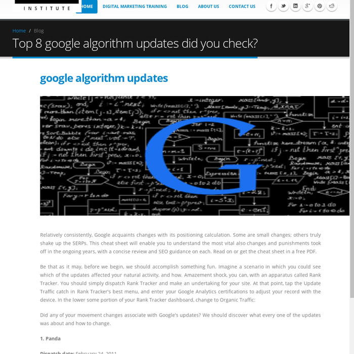 letest google algorithm updated:all new important google upadates with description