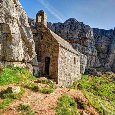 A Hermit's Tiny Cell Built Into the Cliffside That Saved Him