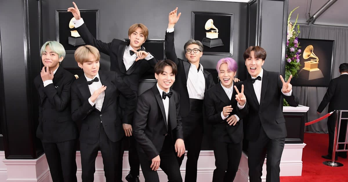 BTS Make History as the First K-Pop Group to Be Nominated For a Grammy