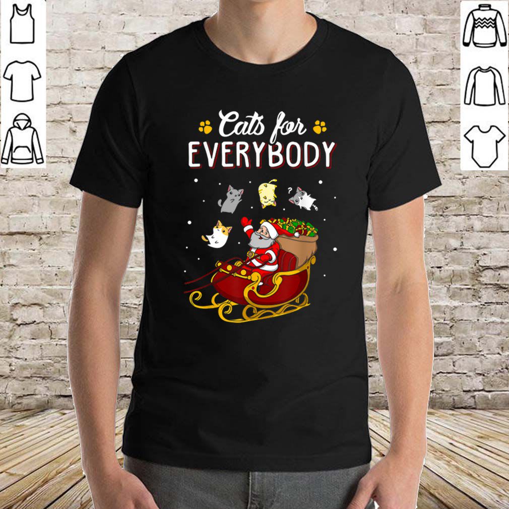 Nice Cats For Everybody Christmas Cute Cat Lover shirt, Hoodie, Sweater