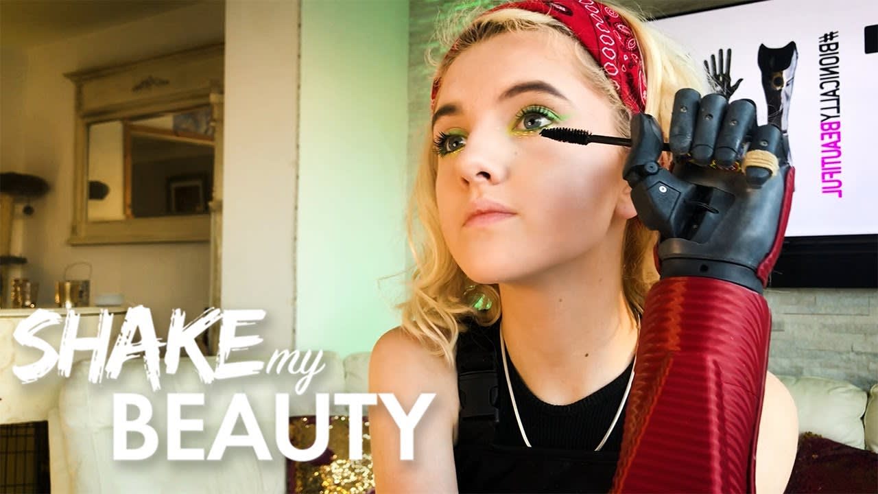 Teen With Bionic Arms Applies Flawless Makeup | SHAKE MY BEAUTY