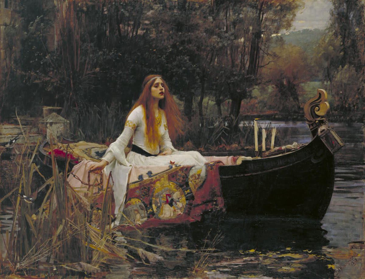 What inspiration will you find in 2020? See the Lady of Shalott in Tate Britain's free display: Walk Through British Art 1840 💐