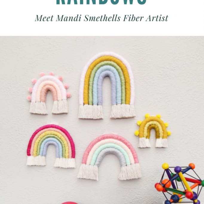 The Rainbow Color Experiment: Meet Mandi Smethells Fiber Artist