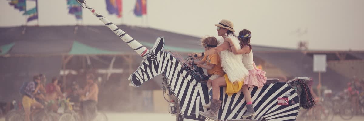 Burning Man Is Crawling With Kids And They Appear To Be Having A Good Time