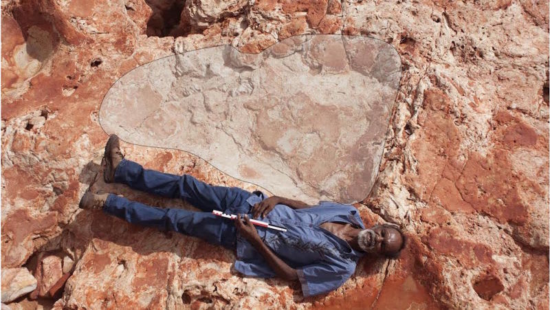 Team of Aussie paleontologists say they've found the largest dinosaur footprint ever discovered. Via