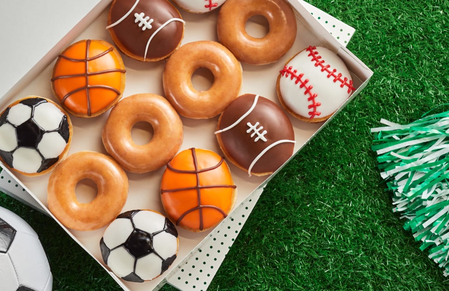 Krispy Kreme celebrates all sports fans with the Sports Dozen