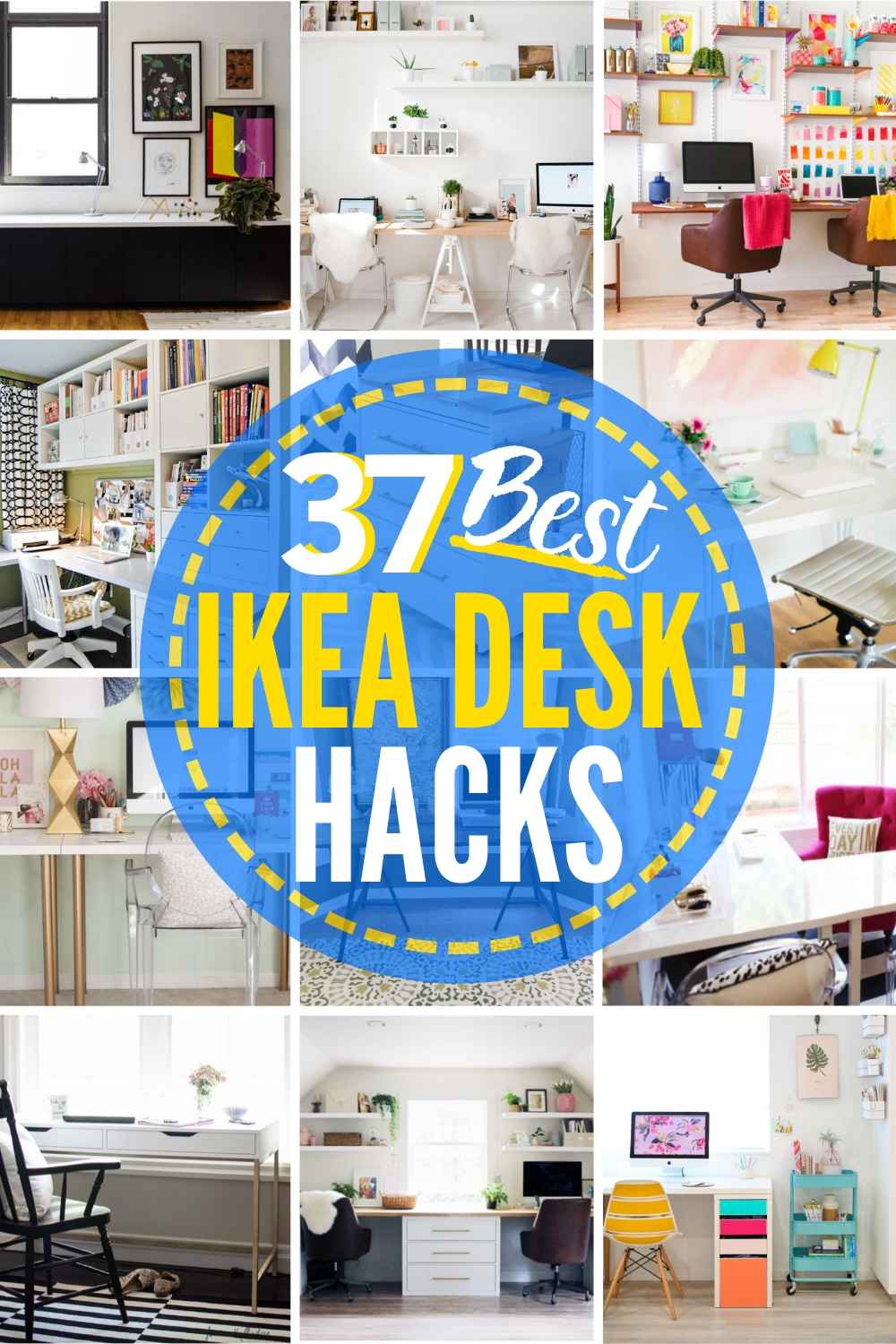 37 UNBELIEVABLE IKEA desk hacks!