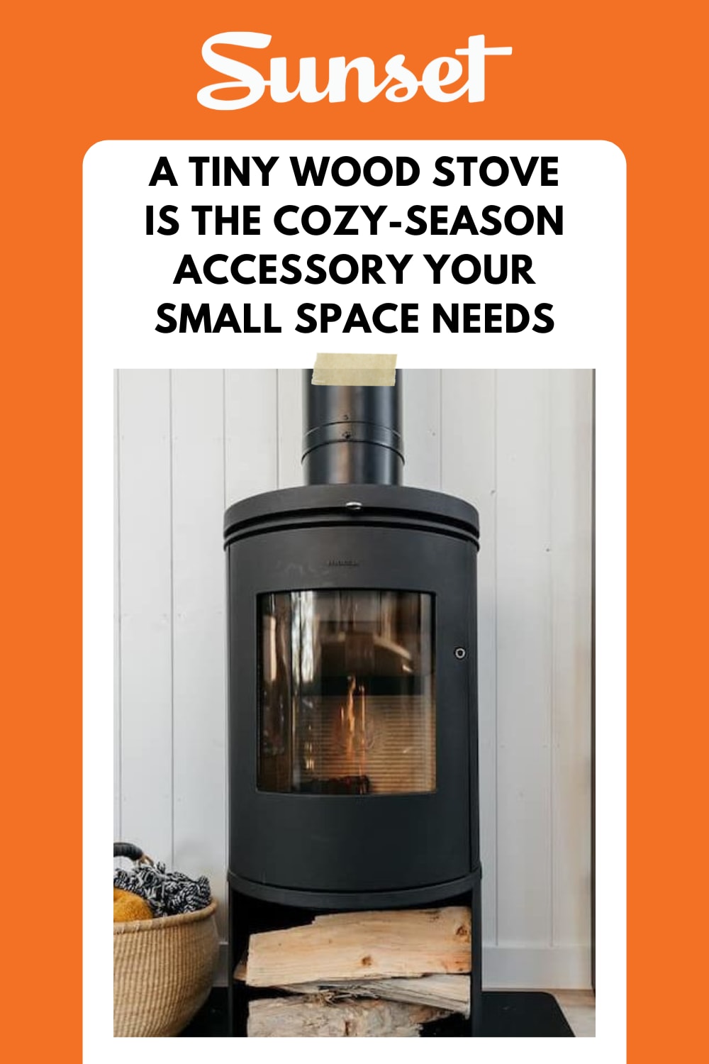 A Tiny Wood Stove Is the Cozy-Season Accessory Your Small Space Needs