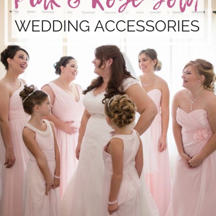 Our Pink & Rose Gold Wedding: The Accessories