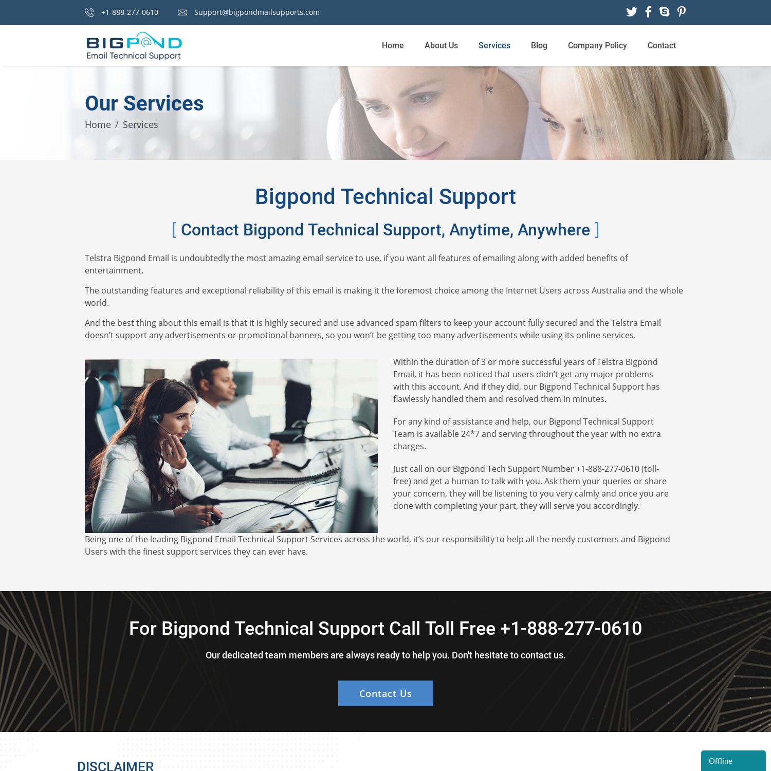 Bigpond Email Technical Support +1-888-277-0610 Toll Free Number