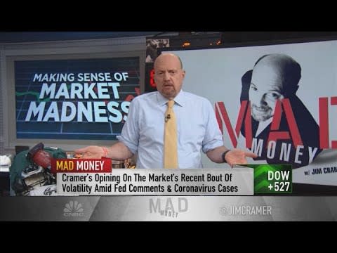 Jim Cramer breaks down how the Fed, retail data and coronavirus progress sparked a rally