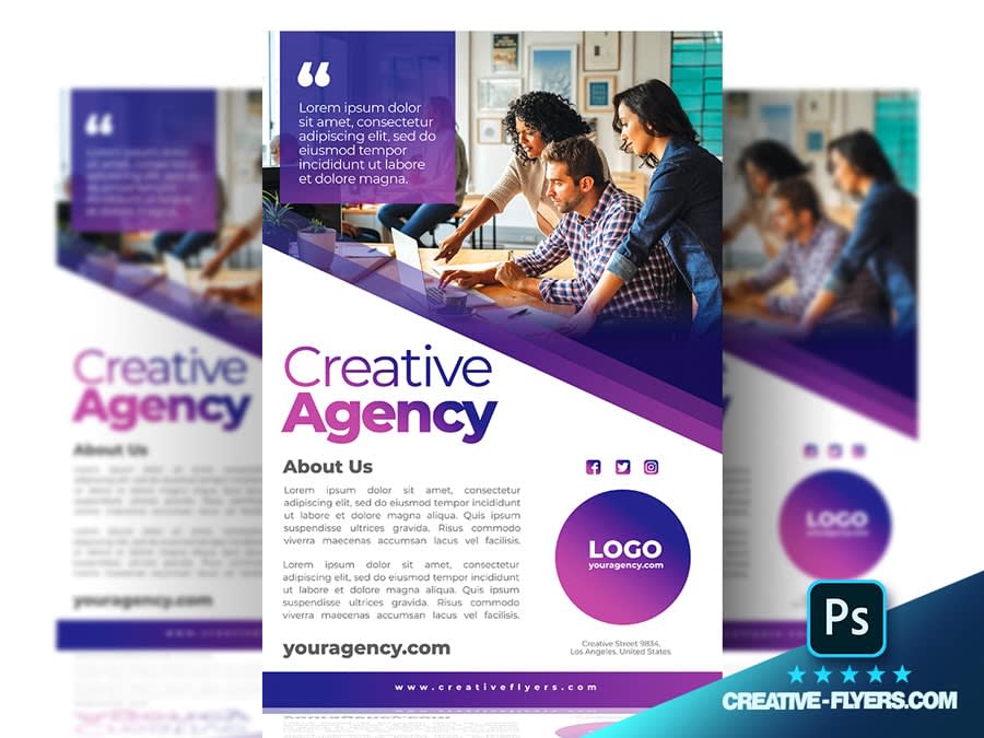 Creative Business Flyer Template for Editing - Creative Flyers