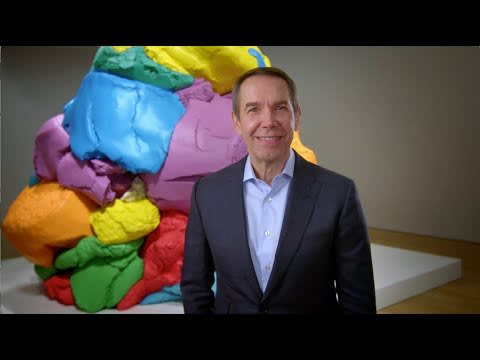 Artist Jeff Koons explains his massive and wonderful Play-Doh sculpture