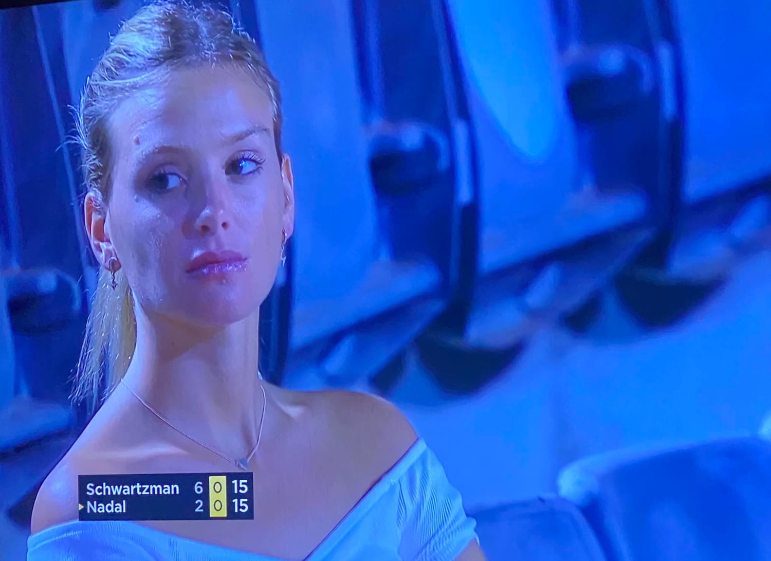 Everyone: OMG Schwartzman is playing amazing, this is incredible tennis!! Cameraperson: