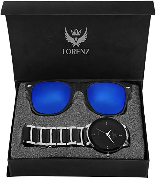 Men's new Combo pack watch and sunglasses