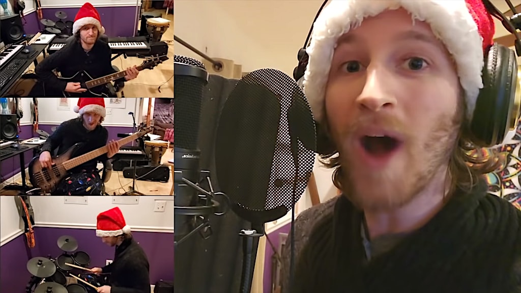 Musician Sings the Lyrics From 'Deck the Halls' to the Music of the Iconic Black Sabbath Song 'War Pigs'
