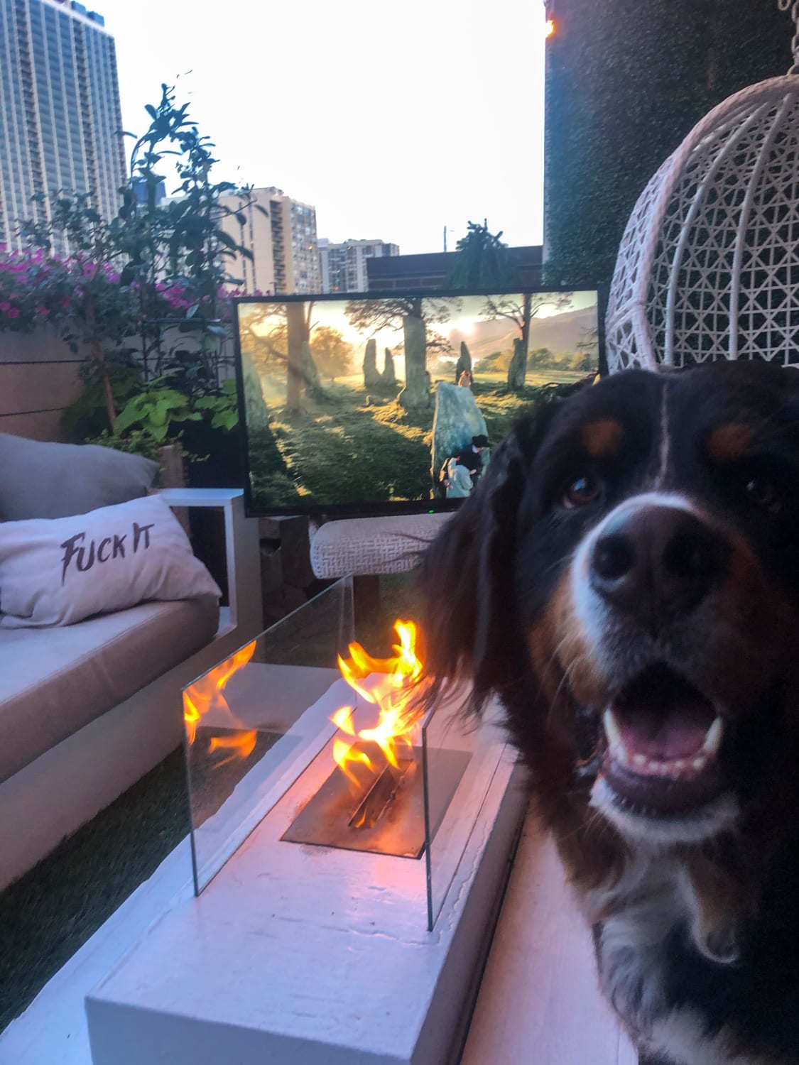 My cozy patio featuring my good girl pt. 2
