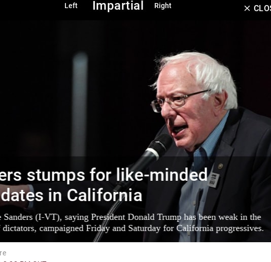 Sanders stumps for like-minded candidates in California