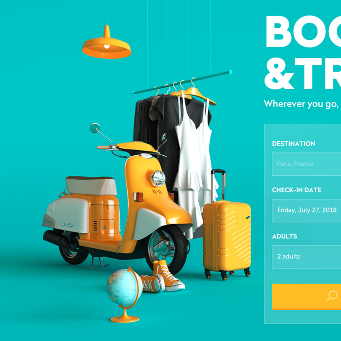 Web Design: 9 Eye-Catching Web Interfaces with Bright Graphics