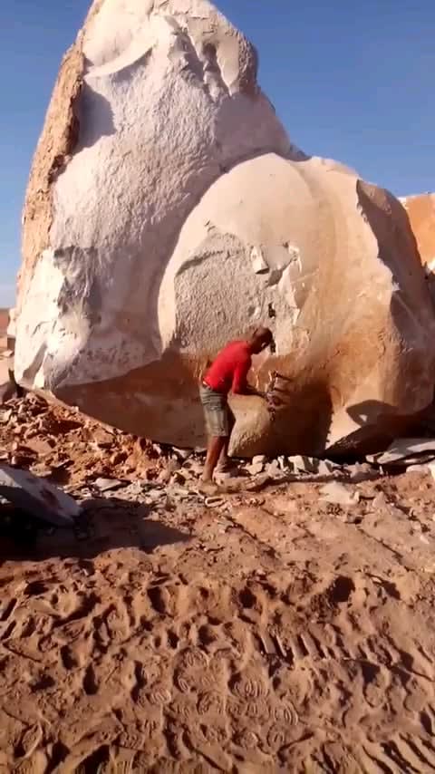 Thumping a rock