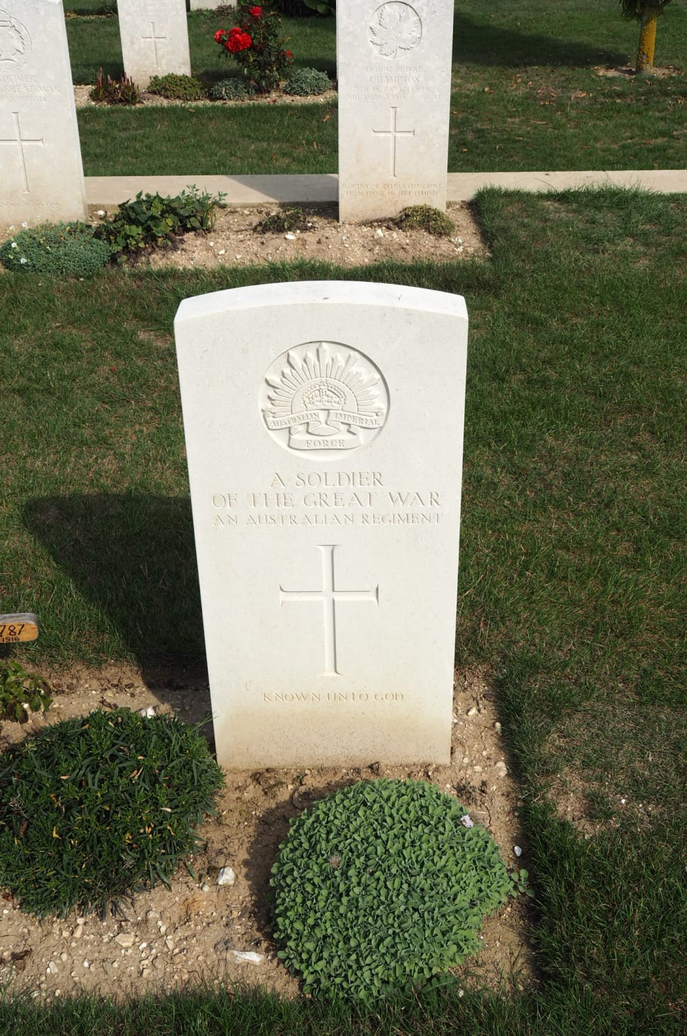 Villers-Bretonneux Military Cemetery in northern France