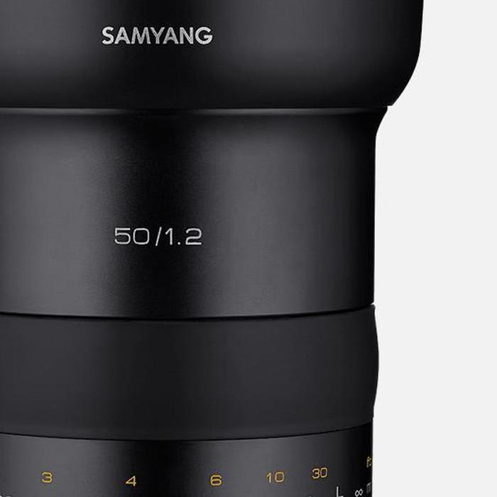 Samyang XP 50mm F1.2 EF, lens of quality and great luminosity for reflex full frame of Canon