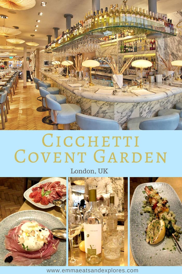 Cicchetti Covent Garden - London, UK - Emma Eats & Explores