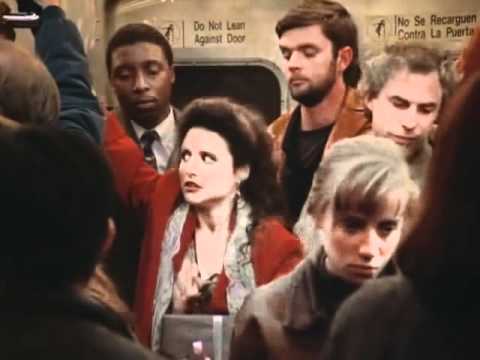 Elaine on the subway scene, Seinfeld