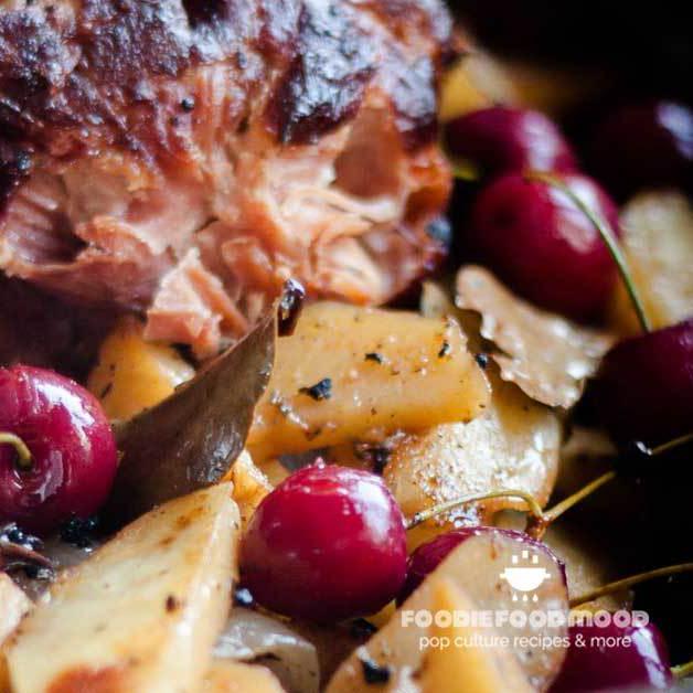 Cooking Roast Gammon for Christmas