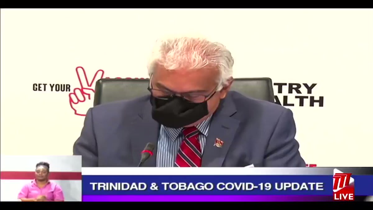 The Health Minister of Trinidad & Tobago has stated that there was no reported case of a Covid vaccine causing swollen testicles or impotence
