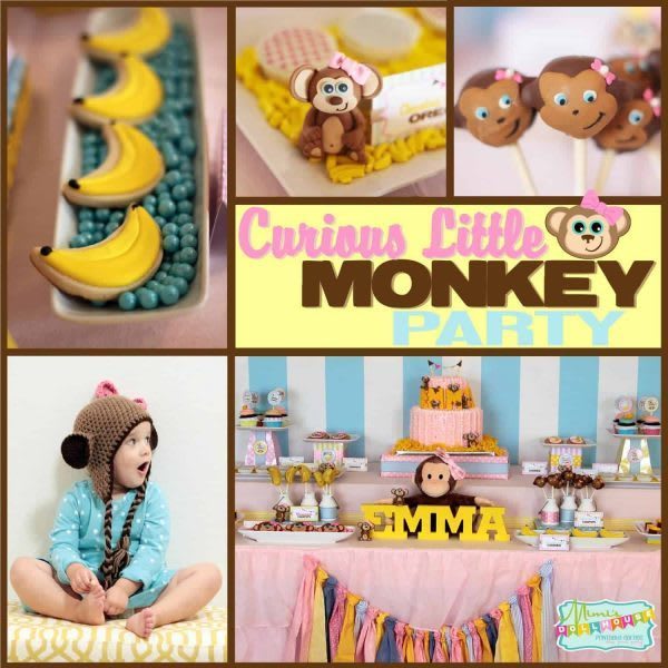 Monkey Party: Curious Emma is Turning Three!