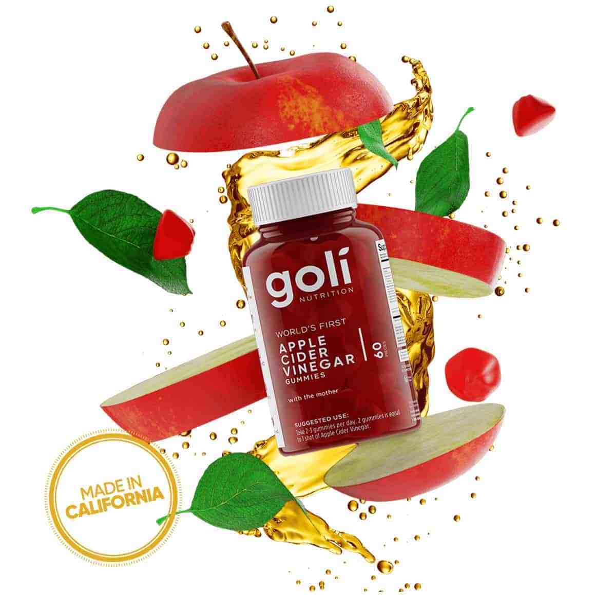 Goli Apple Cider Vinegar Gummies Promote Weight Loss & Increase Energy