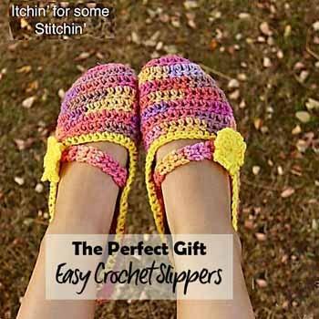 Easy Beginner Crochet Slippers - Let's Create