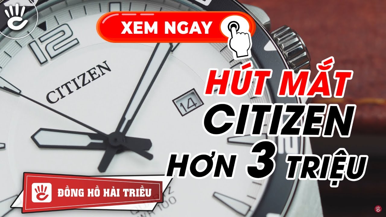 Review đồng hồ nam dây kim loại Citizen BI5051-51A tầm giá 3 triệu