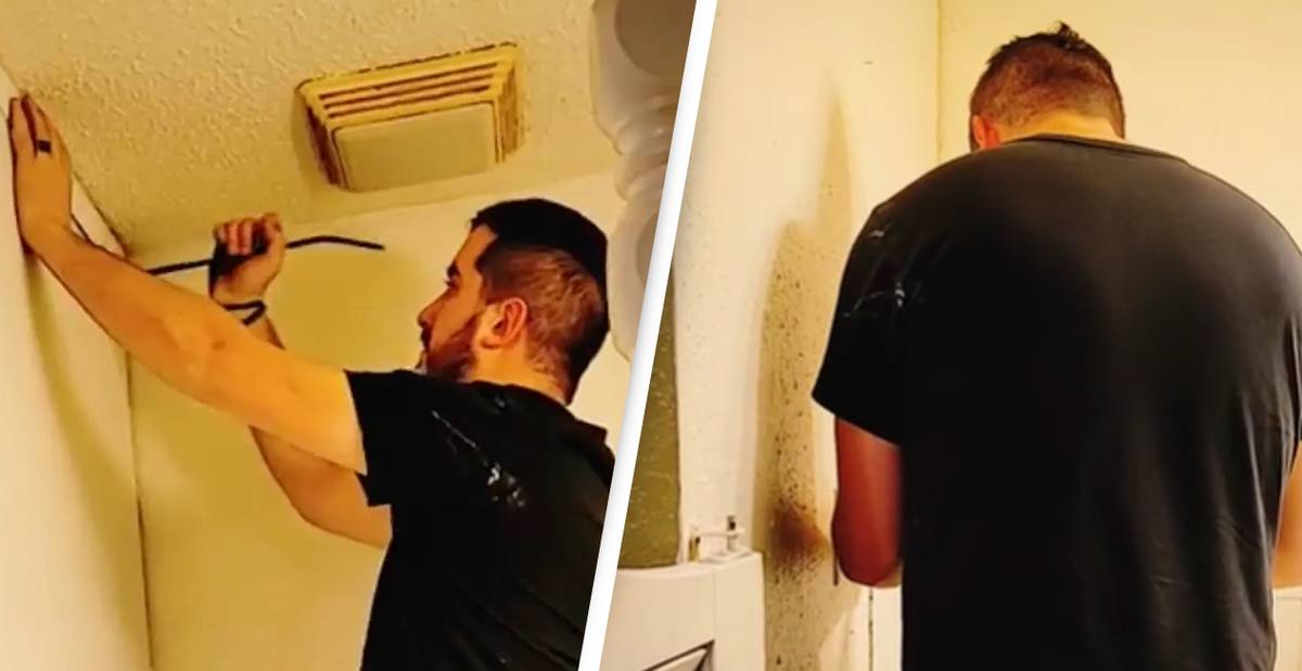 Couple Discover Entire Hidden Bathroom While Decorating Home