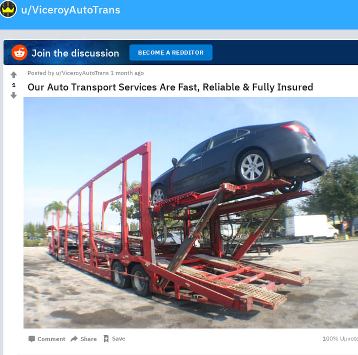 Our Auto Transport Services Are Fast, Reliable & Fully Insured : ViceroyAutoTrans