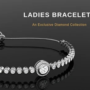 Inspect a wide selection of our Diamond Bracelet from designer style to fashi...