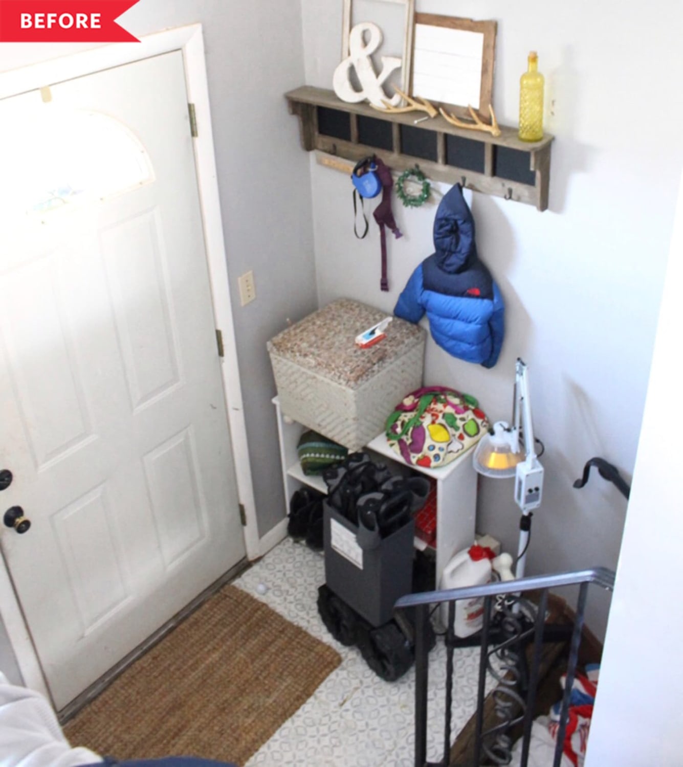 Before and After: A Mini $30 Entry Makeover with Big Results