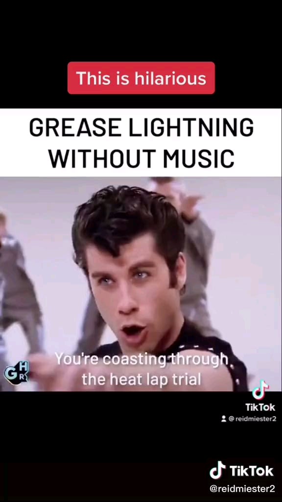 Grease lightning without music