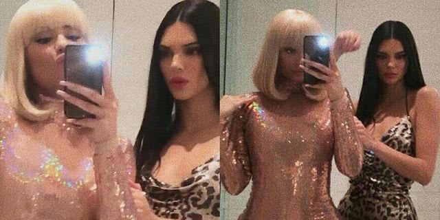 Kendall & Kylie's Night Out Involved Karaoke, Leg Slits, and Blonde Wigs