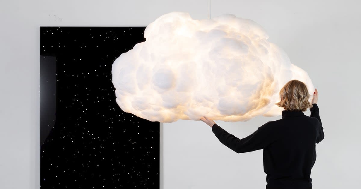 These Floating Color-Changing Cloud Lamps Can Sync to Your Music